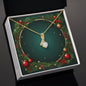 Christmas Background 069 - 18K Yellow Gold Finish Alluring Beauty Necklace