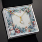 Christmas Background 093 - 18K Yellow Gold Finish Alluring Beauty Necklace