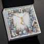 Christmas Background 074 - 18K Yellow Gold Finish Alluring Beauty Necklace