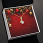 Christmas Background 064 - 18K Yellow Gold Finish Alluring Beauty Necklace