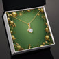 Christmas Background 042 - 18K Yellow Gold Finish Alluring Beauty Necklace