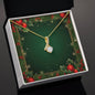 Christmas Background 067 - 18K Yellow Gold Finish Alluring Beauty Necklace