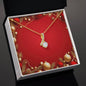 Christmas Background 047 - 18K Yellow Gold Finish Alluring Beauty Necklace