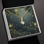 Christmas Background 114 - 18K Yellow Gold Finish Alluring Beauty Necklace