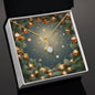 Christmas Background 109 - 18K Yellow Gold Finish Alluring Beauty Necklace