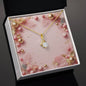 Christmas Background 010 - 18K Yellow Gold Finish Alluring Beauty Necklace