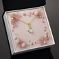 Christmas Background 055 - 18K Yellow Gold Finish Alluring Beauty Necklace
