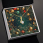 Christmas Background 126 - 18K Yellow Gold Finish Alluring Beauty Necklace