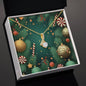 Christmas Background 129 - 18K Yellow Gold Finish Alluring Beauty Necklace