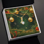 Christmas Background 116 - 18K Yellow Gold Finish Alluring Beauty Necklace