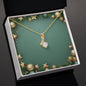 Christmas Background 044 - 18K Yellow Gold Finish Alluring Beauty Necklace