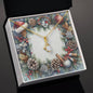 Christmas Background 076 - 18K Yellow Gold Finish Alluring Beauty Necklace