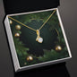 Christmas Background 103 - 18K Yellow Gold Finish Alluring Beauty Necklace