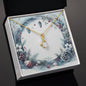 Christmas Background 090 - 18K Yellow Gold Finish Alluring Beauty Necklace