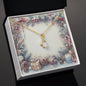 Christmas Background 072 - 18K Yellow Gold Finish Alluring Beauty Necklace