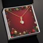 Christmas Background 033 - 18K Yellow Gold Finish Alluring Beauty Necklace