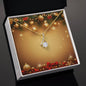Christmas Background 006 - 18K Yellow Gold Finish Alluring Beauty Necklace