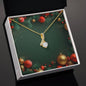 Christmas Background 115 - 18K Yellow Gold Finish Alluring Beauty Necklace