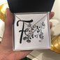 Botanical Monogram F - Alluring Beauty Necklace