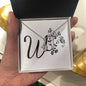 Botanical Monogram W - Alluring Beauty Necklace