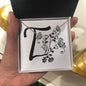 Botanical Monogram T - Alluring Beauty Necklace