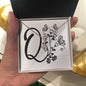 Botanical Monogram Q - Alluring Beauty Necklace