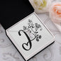 Botanical Monogram I - Alluring Beauty Necklace