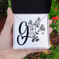 Botanical Monogram G - Alluring Beauty Necklace