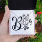 Botanical Monogram B - Alluring Beauty Necklace