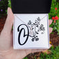 Botanical Monogram O - Alluring Beauty Necklace