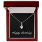 Happy Birthday v2 - Alluring Beauty Necklace With Mahogany Style Luxury Box