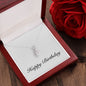 Happy Birthday - Alluring Beauty Necklace With Mahogany Style Luxury Box