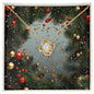 Christmas Background 127 - 18K Yellow Gold Finish Love Knot Necklace