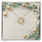 Christmas Background 063 - 18K Yellow Gold Finish Love Knot Necklace