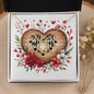 You Are Always In My Heart - 18K Yellow Gold Finish Love Knot Necklace