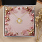 Christmas Background 010 - 18K Yellow Gold Finish Love Knot Necklace