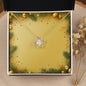 Christmas Background 056 - 18K Yellow Gold Finish Love Knot Necklace