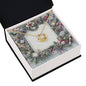 Christmas Background 077 - 18K Yellow Gold Finish Love Knot Necklace