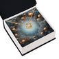 Christmas Background 105 - 18K Yellow Gold Finish Love Knot Necklace