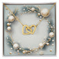 Christmas Background 049 - 18K Yellow Gold Finish Interlocking Hearts Necklace