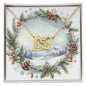 Christmas Background 083 - 18K Yellow Gold Finish Interlocking Hearts Necklace