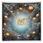 Christmas Background 105 - 18K Yellow Gold Finish Interlocking Hearts Necklace