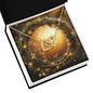 Christmas Background 106 - 18K Yellow Gold Finish Interlocking Hearts Necklace