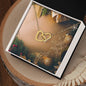 Christmas Background 096 - 18K Yellow Gold Finish Interlocking Hearts Necklace