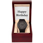 Happy Birthday - Wooden Watch