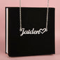 Heart Personalized Name Necklace