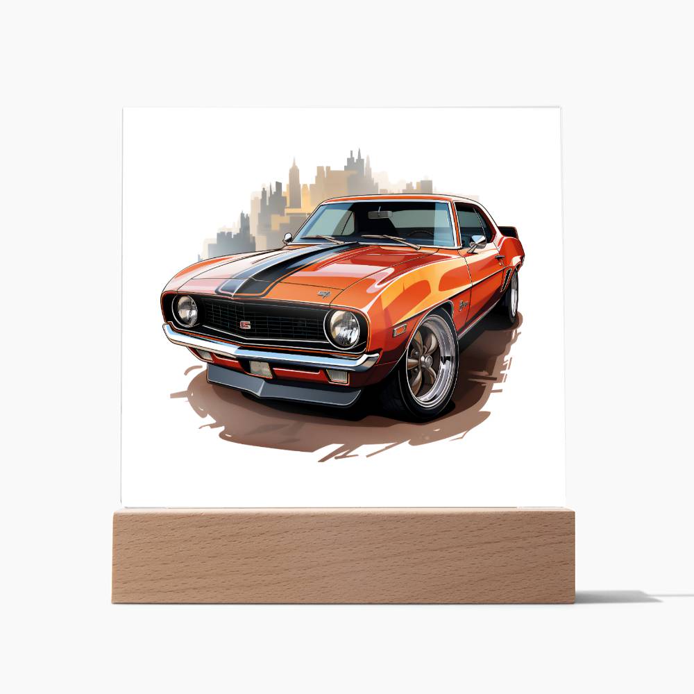 Muscle Car 08 - Square Acrylic Plaque