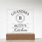Grandma Betty's Kitchen - Square Acrylic Plaque