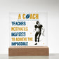 A Coach - Square Acrylic Plaque