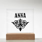 Anna v01 - Square Acrylic Plaque
